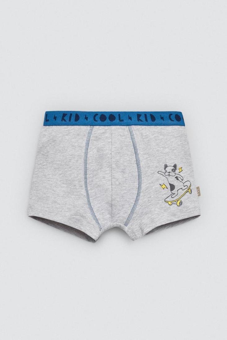 Pacote com 2 boxers infantis de algodão estampados da Kids Cool Kid - Image 3