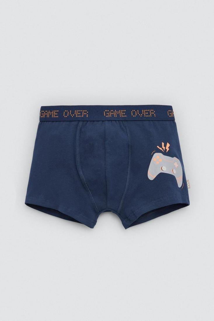 Pacote de 2 boxers juvenis de algodão com estampas Gamer - Image 3