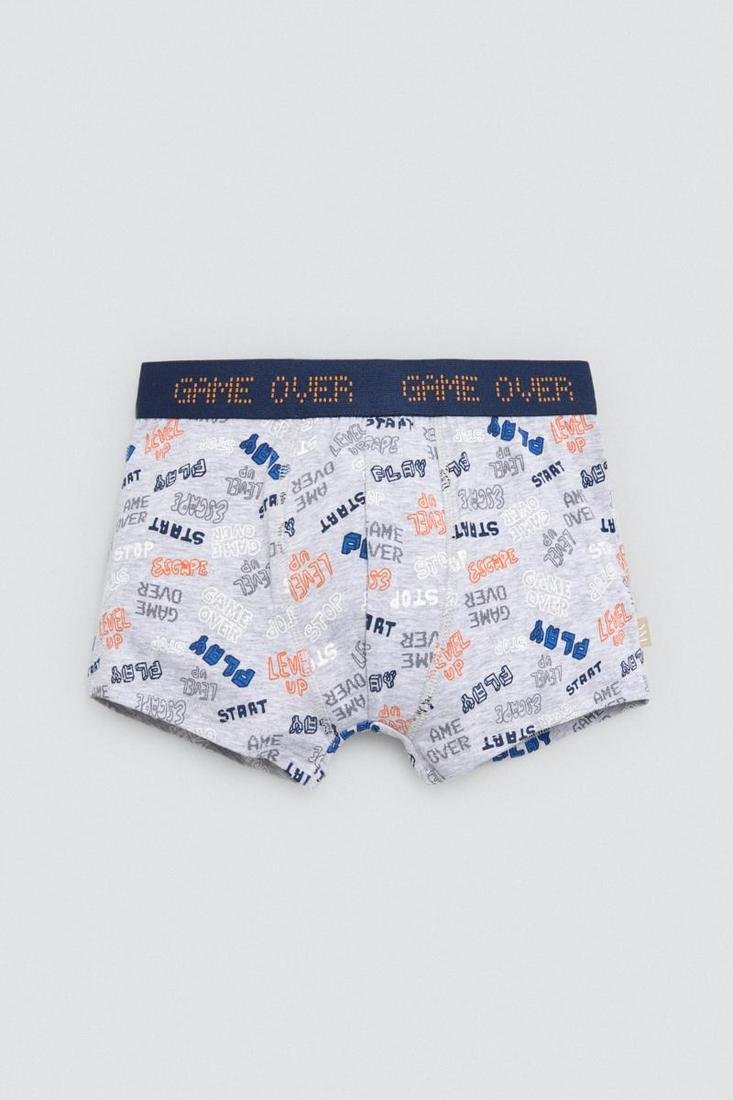 Pacote de 2 boxers juvenis de algodão com estampas Gamer - Image 4