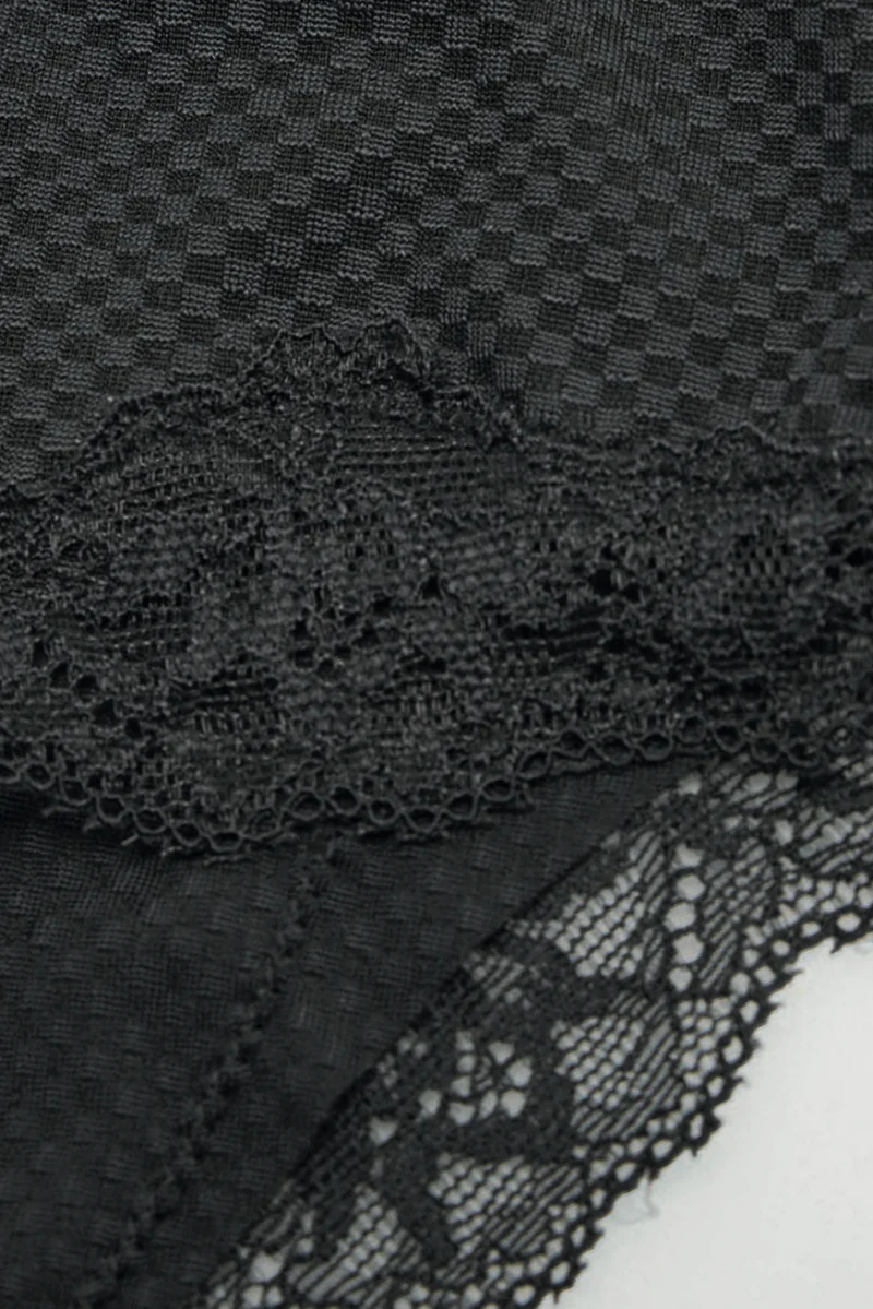 Cueca midi com renda - Image 5