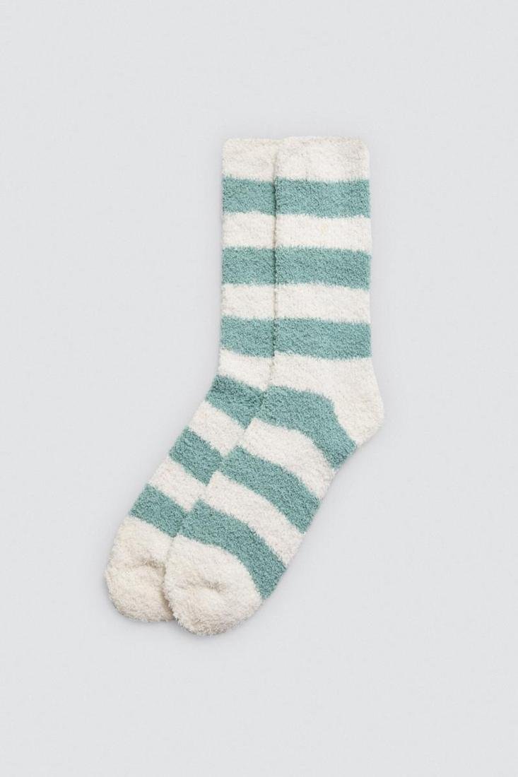Meias de flanela listradas - Image 3