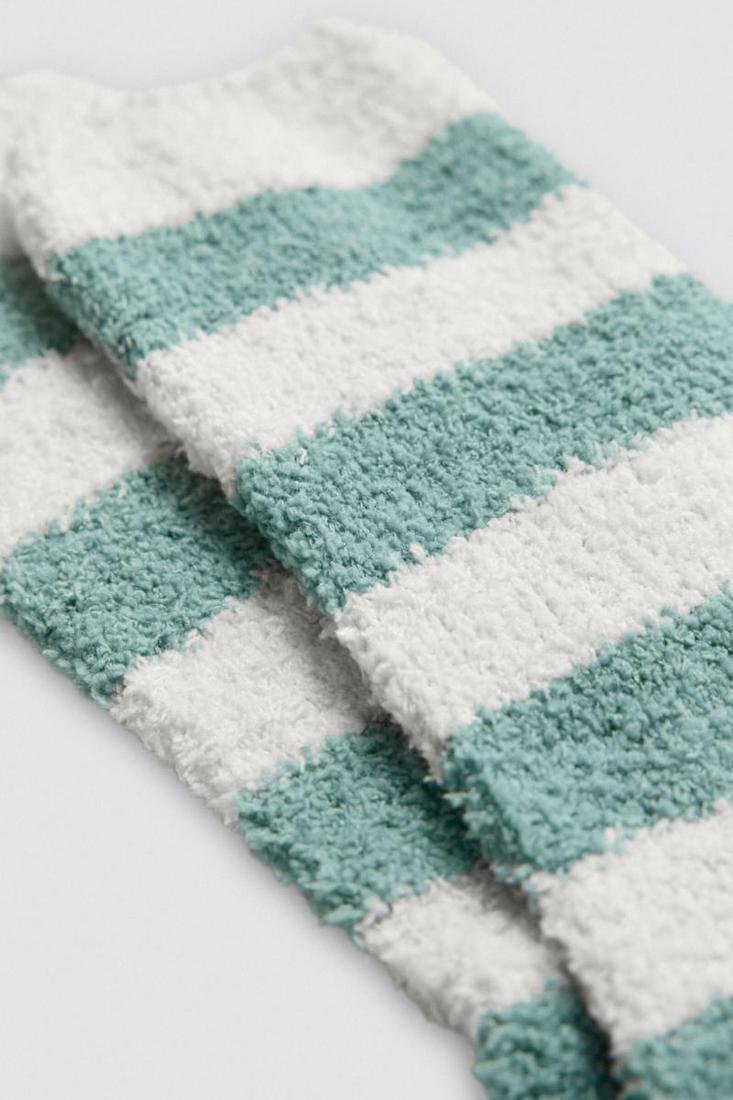 Meias de flanela listradas - Image 4