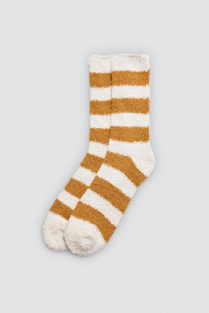 Meias de flanela listradas - Image 5