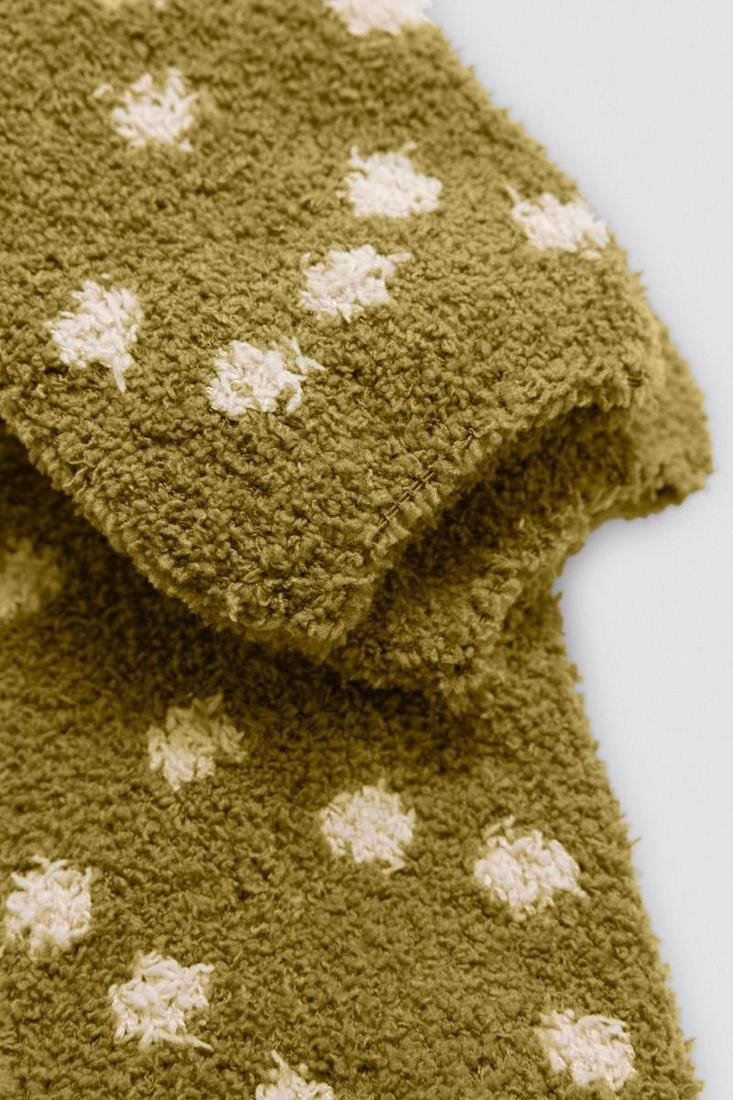 Meias de flanela estampadas com padrões - Image 5