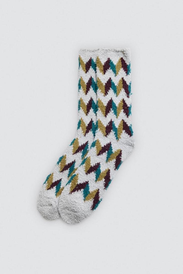 Meias de flanela estampadas com padrões - Image 6
