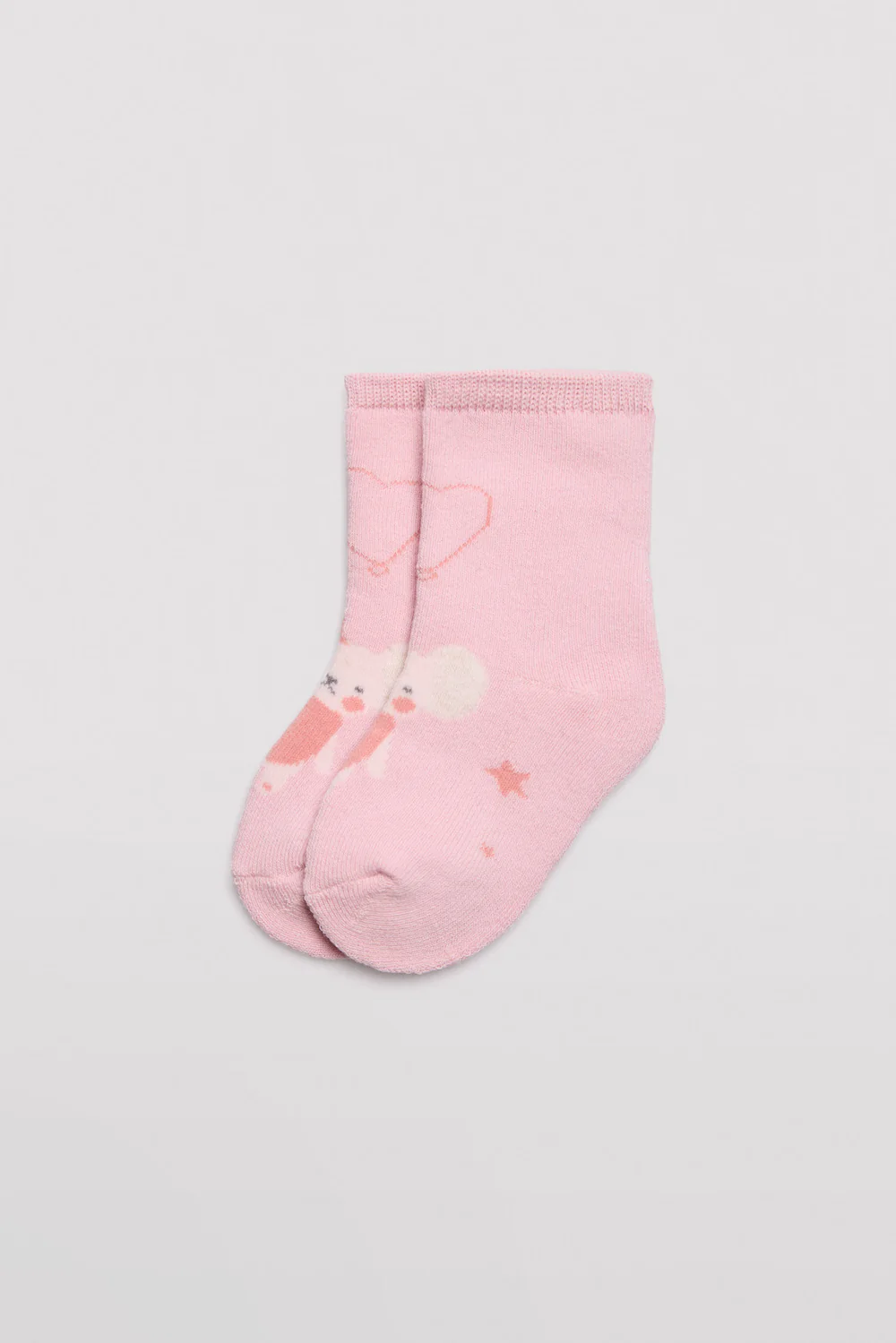 Pack de 2 meias térmicas para bebé com estampas de rato - Image 6