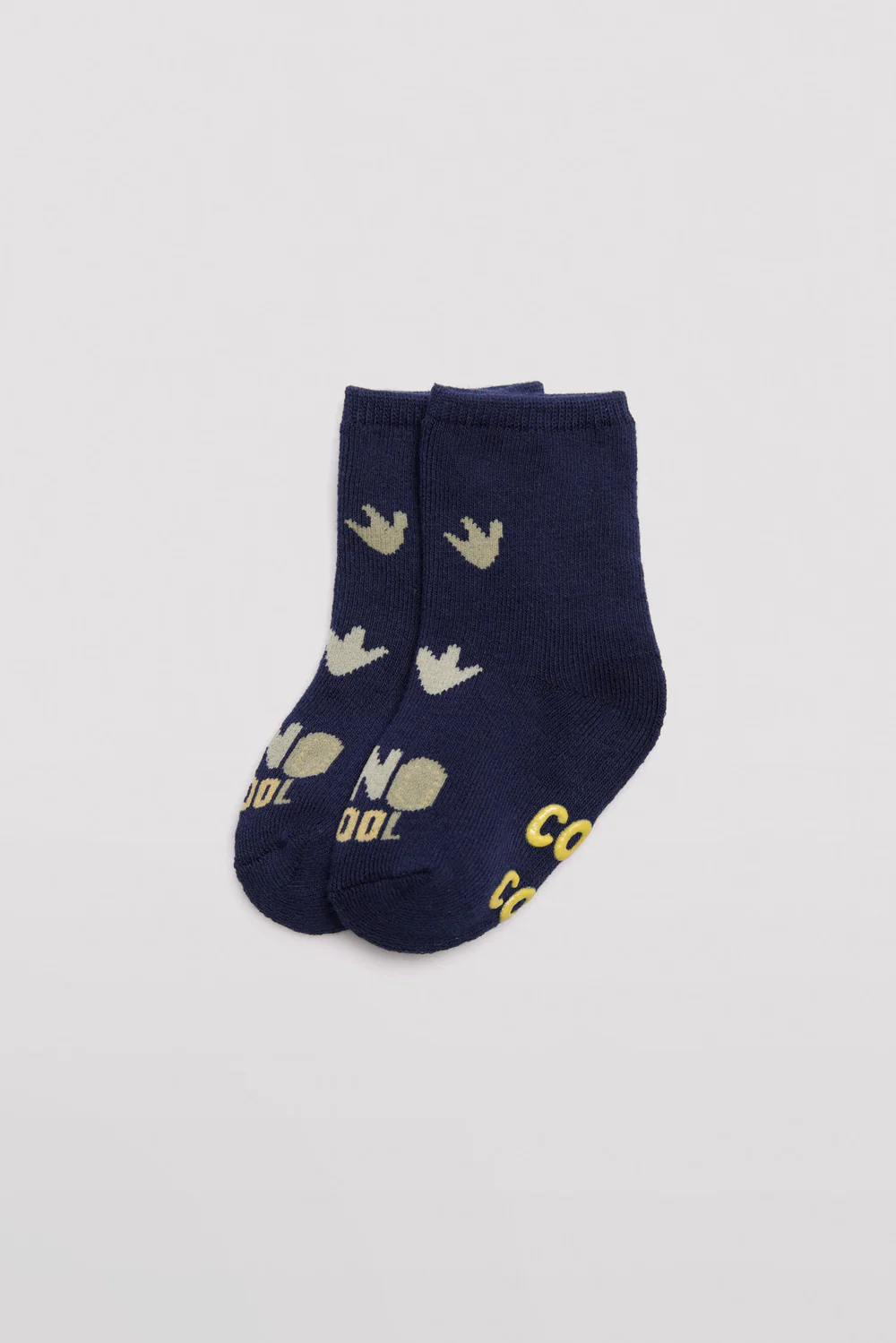 Pacote de 2 meias térmicas antiderrapantes para bebê com estampas de dinossauros - Image 4