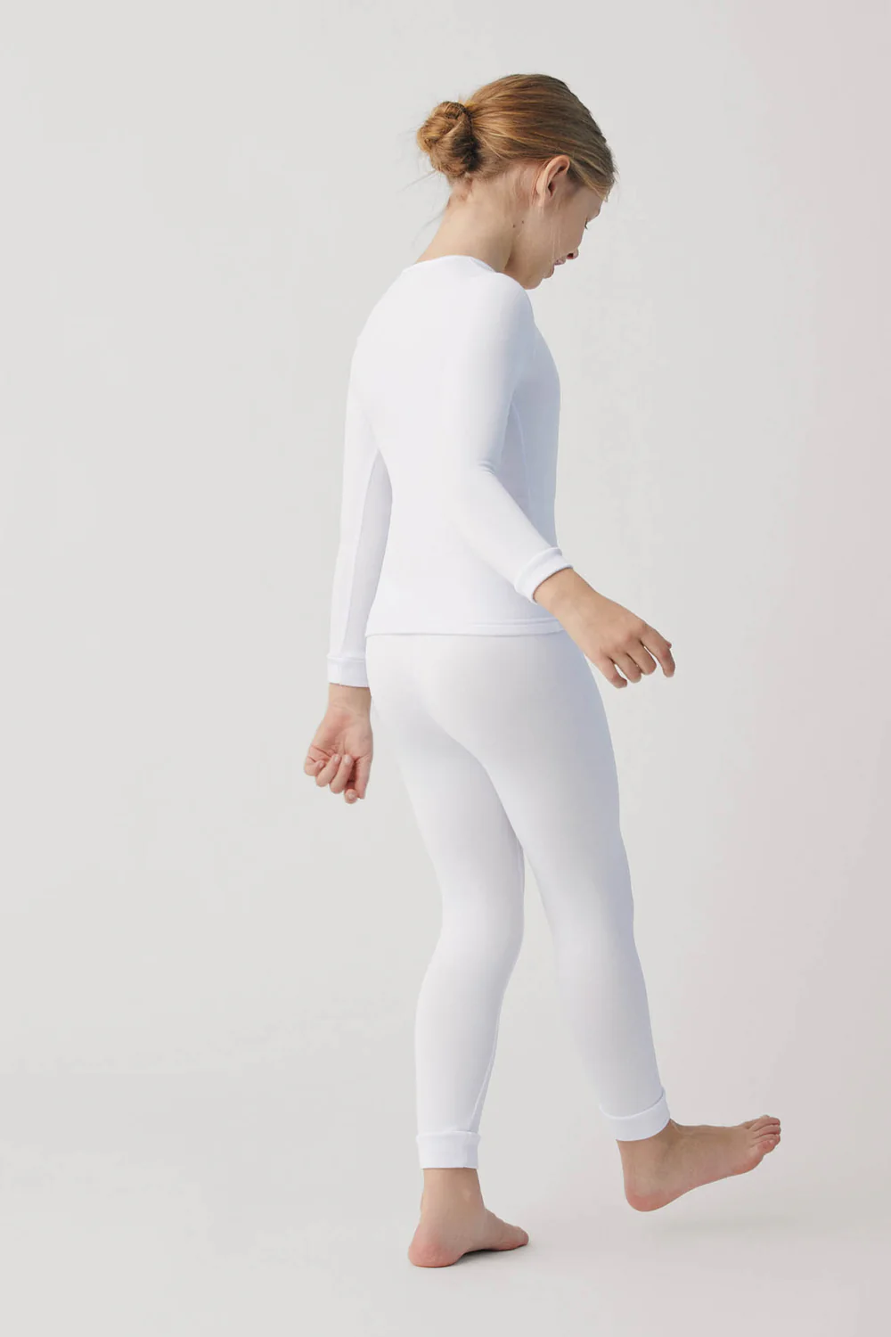 Leggings interiores térmicos infantis pretos - Image 4